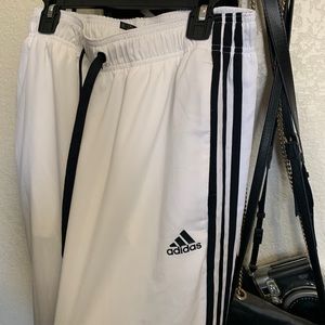 White Adidas Joggers